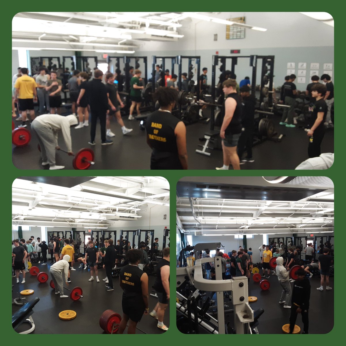 🚨 Last day of our max lifts for this cycle and guys are PRing left and right‼  Let's GO‼  🏋🏼‍♂️🏋🏿‍♂️💥💥💥🏈🏈
#TrustAttitudeGrind #FindAWay #Culture
<a href="/PrincipalPino/">Heather Pino-Beattie</a> <a href="/MHSCougarSports/">MHS Athletics</a> <a href="/bordenfb4ever/">Marcus A. Borden</a> <a href="/CJSportsRadio/">Central Jersey Sports Radio</a> <a href="/SimeonPincus/">Simeon Pincus</a> <a href="/MikeKinneyHS/">Mike Kinney</a> <a href="/bcnjgridiron/">Big Central Gridiron</a> <a href="/mccarthy_report/">The McCarthy Report</a> <a href="/jmcavaddy/">J.P. McAvaddy</a>