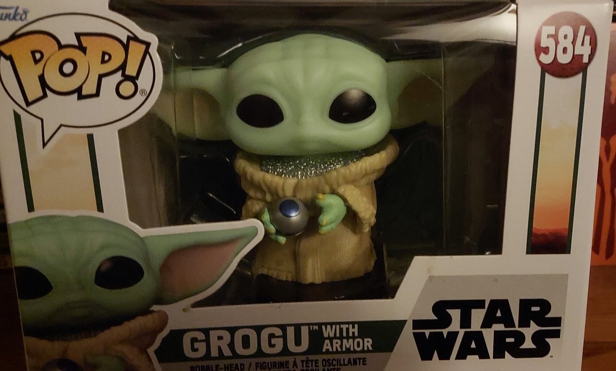 liligrogu64's tweet photo. New funko pop.
Grogu and his lucky ball and his armor 💚💚
#grogu #themandalorian #funkoPOP #TheBookOfBobaFett https://t.co/JL8E1YslrX