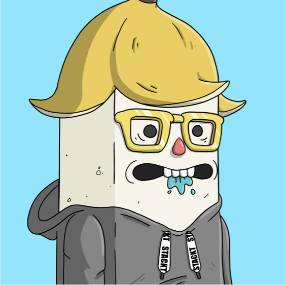 ZalasNFT's tweet photo. @StacktFrens #GETSTACKT #stacktfrens This banana head Fren is seeing something that has him STACKT! https://t.co/xVckqiqhYW