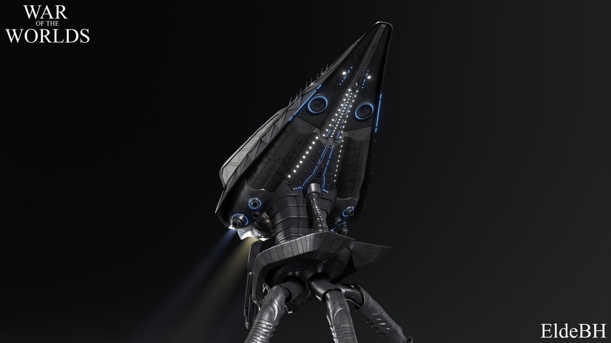 florisvdw1's tweet photo. My attempt to do an accurate recreation of the tripods from the 2005 Paramount #WaroftheWorlds movie.

Shoutout to the amazing people at ILM and @rchurchdesign for making the original design back then. 

@artstationhq https://t.co/lT5yM7JCDa https://t.co/oKGxNrQsQU