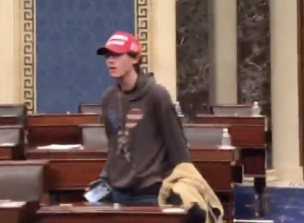 VaTechPhiDelt's tweet image. Bruno Cua was 18 on January 6th. He had traveled to the riot with his parents. 

Today he was found guilty of assaulting a police officer and obstruction and cried after the judge left. 

His mom said “I feel stupid for buying into Trump’s lies”…
#2Late