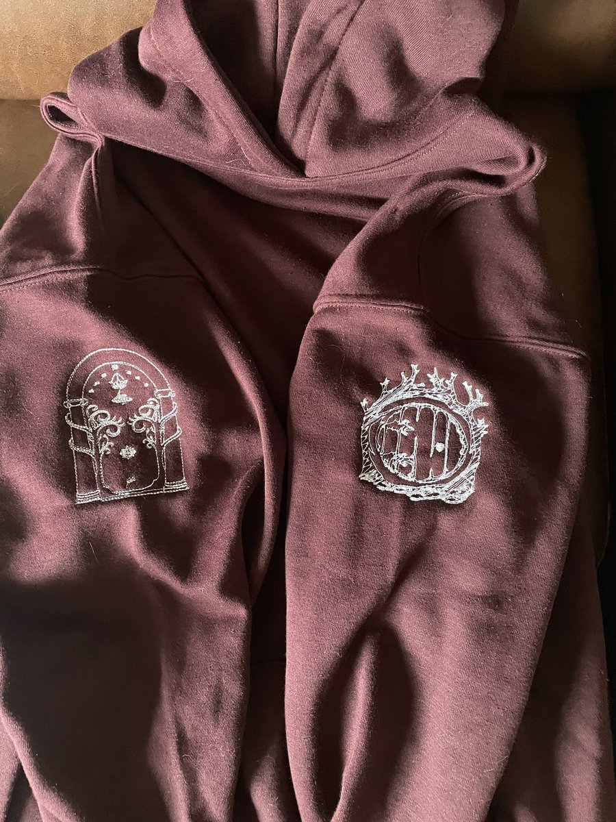 My lord of the rings shirt in progress, still have to do them front but the sleeves are done