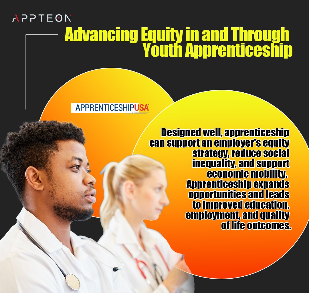 Empowering the next generation: Youth apprenticeships are breaking barriers and advancing equity for a brighter future. check out the full article here: rb.gy/yftb3i #Apprenticeships #YouthEmpowerment #Equity #youthapprenticeship