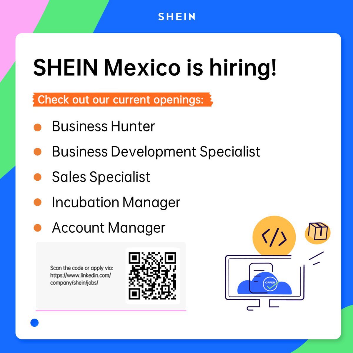 SHEIN on Twitter "RT SHEIN_News Our Global Operations Team is hiring