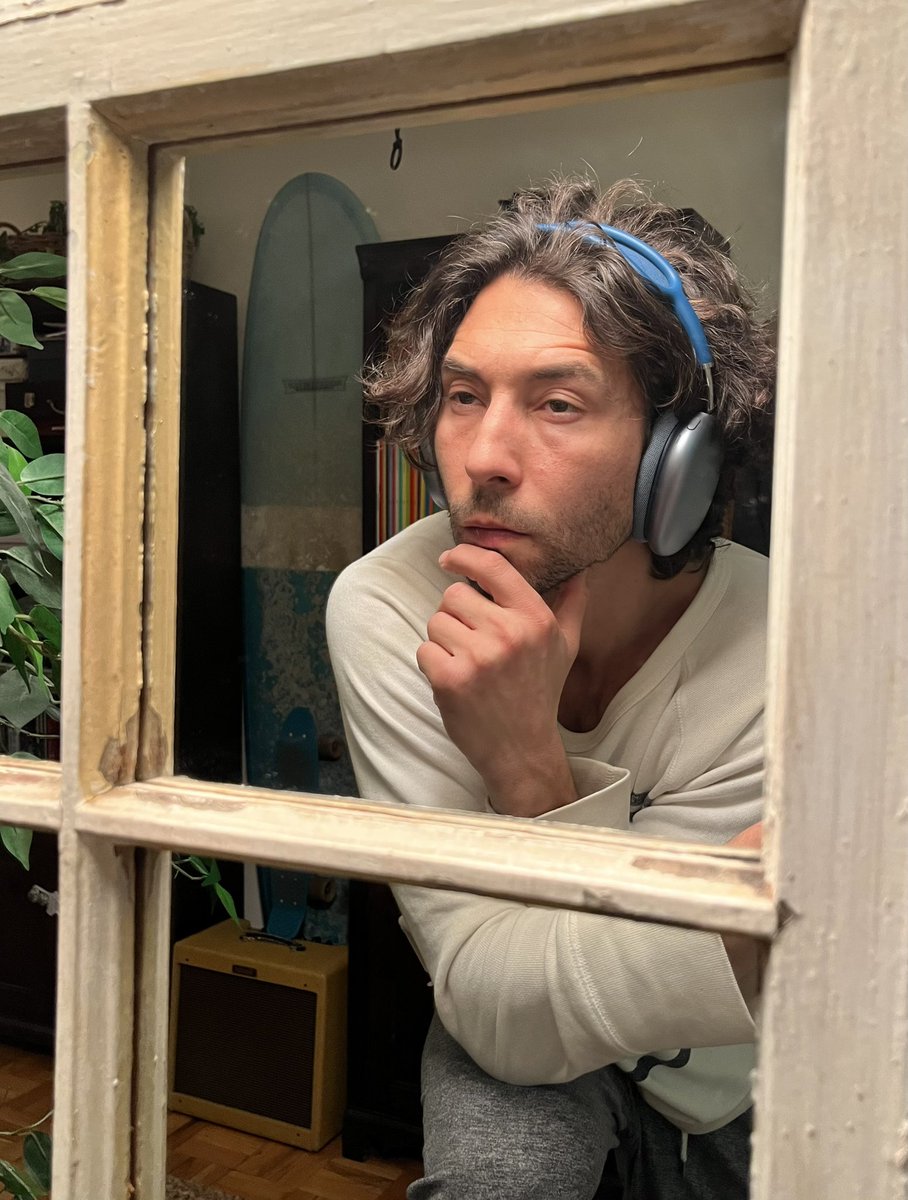 Deep in a reflective moment.  As of today, debut release is 3 weeks away! ⚡️
Listening to one of the most existential songs as I go back to one source of my inspiration.                        ✨
Do you know what it is? Here is a hint: Where ghosts of electricity howl.  🗝️
