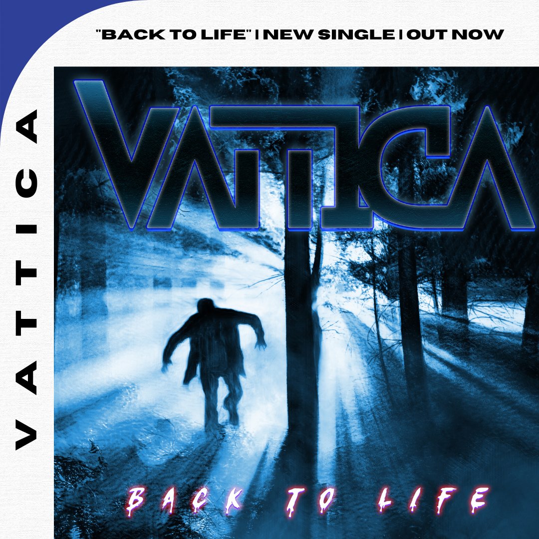 WTFpublicity's tweet photo. Today's the day VATTICA releases their high-energy single "BACK TO LIFE," a song about overcoming demons and finding the strength to persevere. Listen on your streaming platform of choice now, and make sure to follow @VATTICA so you don't miss any future releases. https://t.co/Q5udDBgjbR