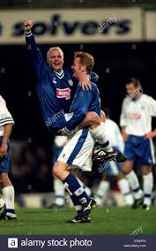 LcfcThrowback's tweet image. On this day in 1997
Steve Walsh's testimonial takes place at Filbert Street against a Brian Little XI featuring appearances by Gazza (who switched sides at half time) and Chris Evans (who slotted in a penalty) @stevewalsh5 @achrisevans #LCFC