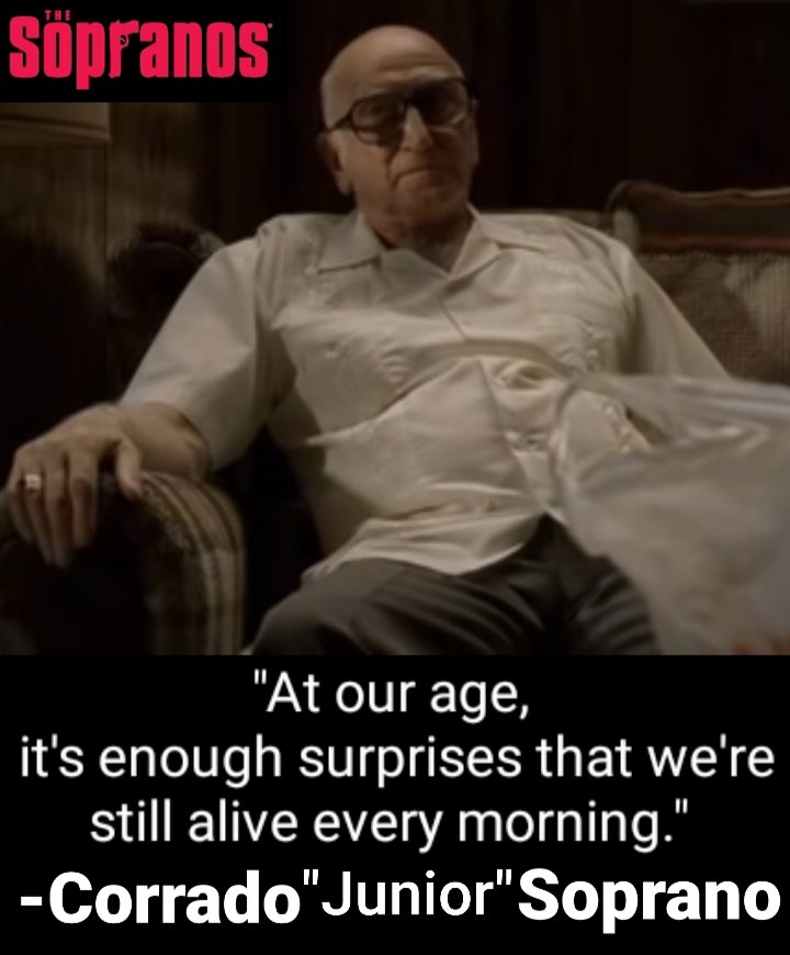  Love this man that he\s a living legend. Happy birthday, Dominic Chianese.  