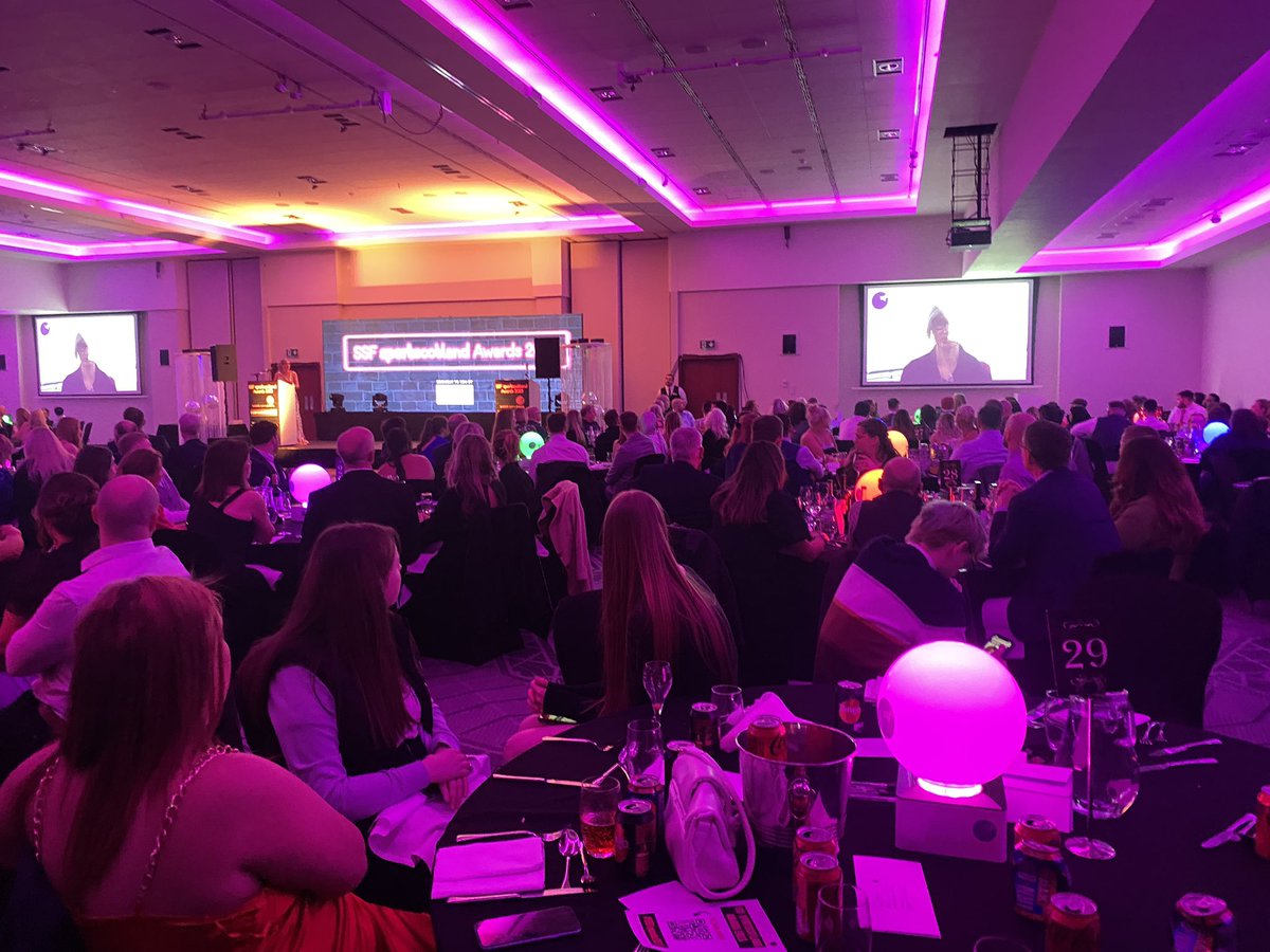Brilliant night so far at the @SSF_2000 awards night! 

What a way to celebrate with all the amazing young people we work with! 🎉

#SSFawards2023 #ChangingLivesThroughSport