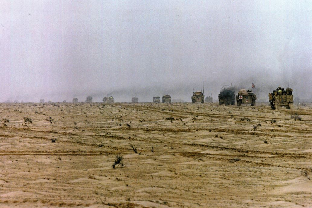 7thRats's tweet photo. #OTD Op DESERT SABRE, the ground element of Op GRANBY and the liberation of Kuwait began https://t.co/GgvdipHwkK