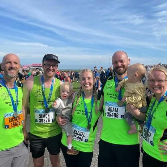 Do you want a challenge, whilst supporting DSNE's work with north-east families? Why not join our Great North Run team? We have places available and would love you to get on board.
Email margaret.cockburn@dsne.org.uk to book your place. 
#greatnorthrun2023 #northeast #running