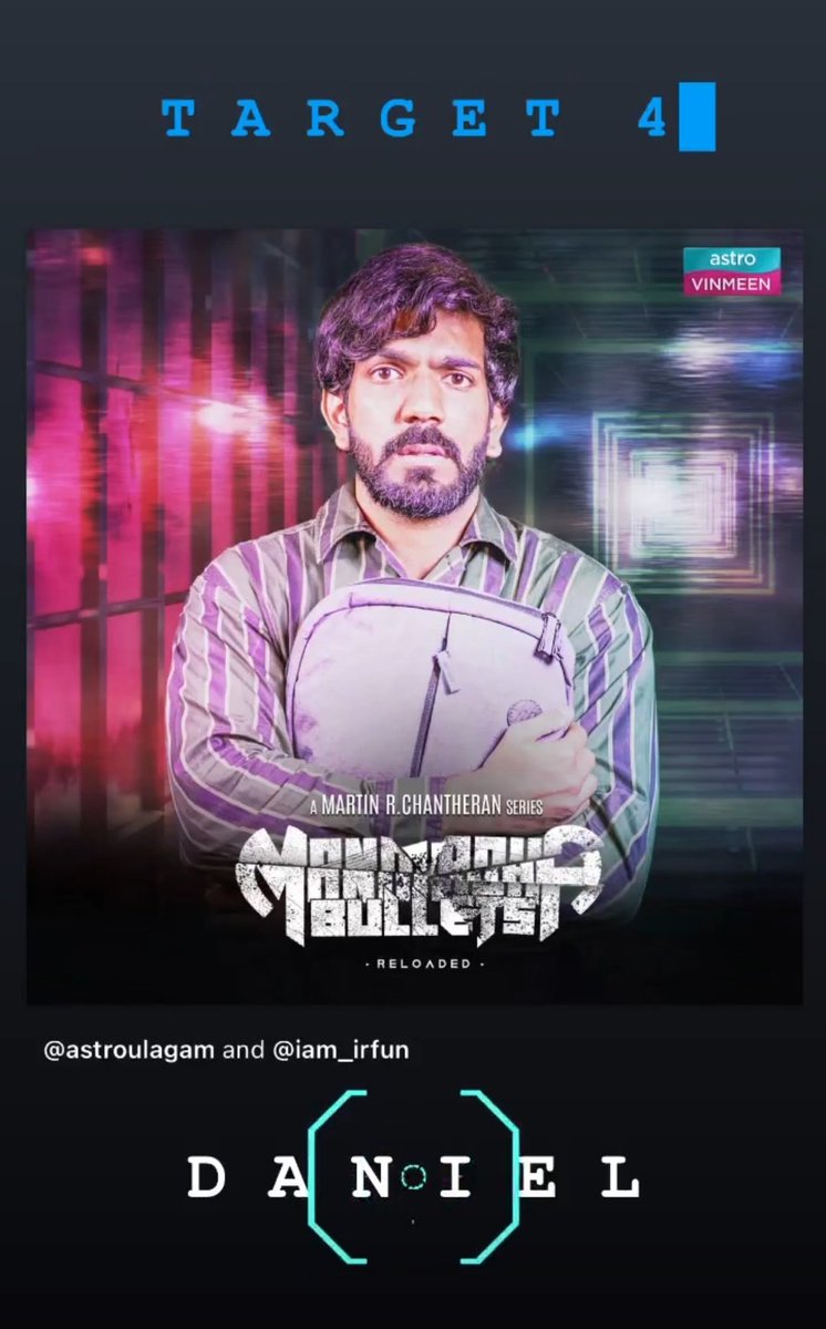 ParvinNair15's tweet photo. Target No.4 - Kalai welcome on board to the Universe of Manmadha Bullets Reloaded.
#NEW6 #NEWTARGET #love #action #Astro #mbr #mbs2 #innocent #series https://t.co/6l23p8RS5W