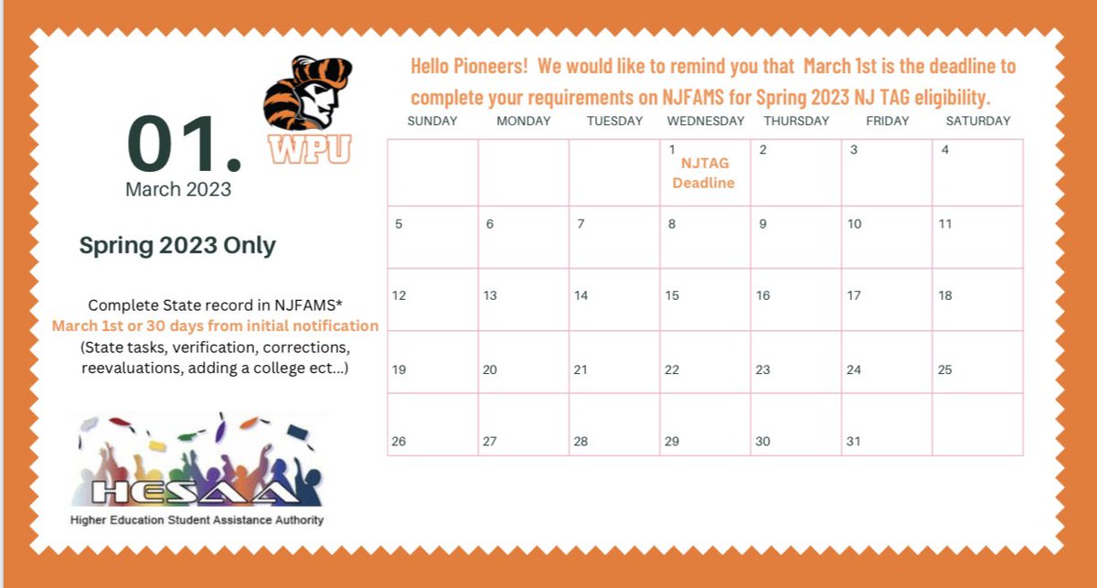 WPUNJ Student Services tweet media