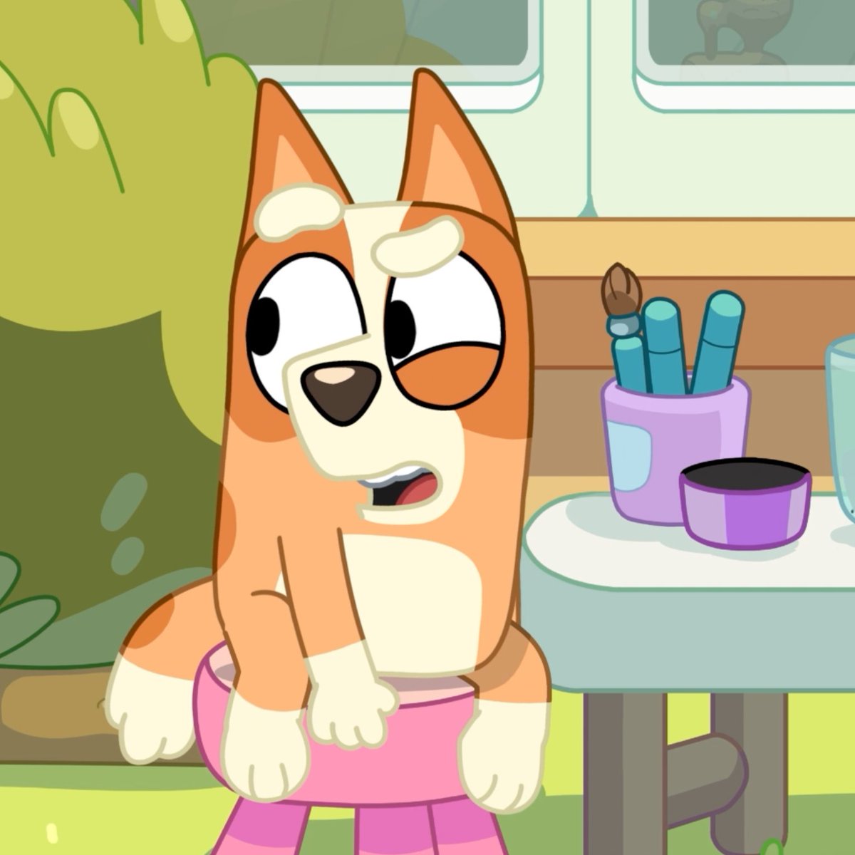 OfficialBlueyTV's tweet image. POV: Somebody just told you that you're going to the airport tomorrow ✈️