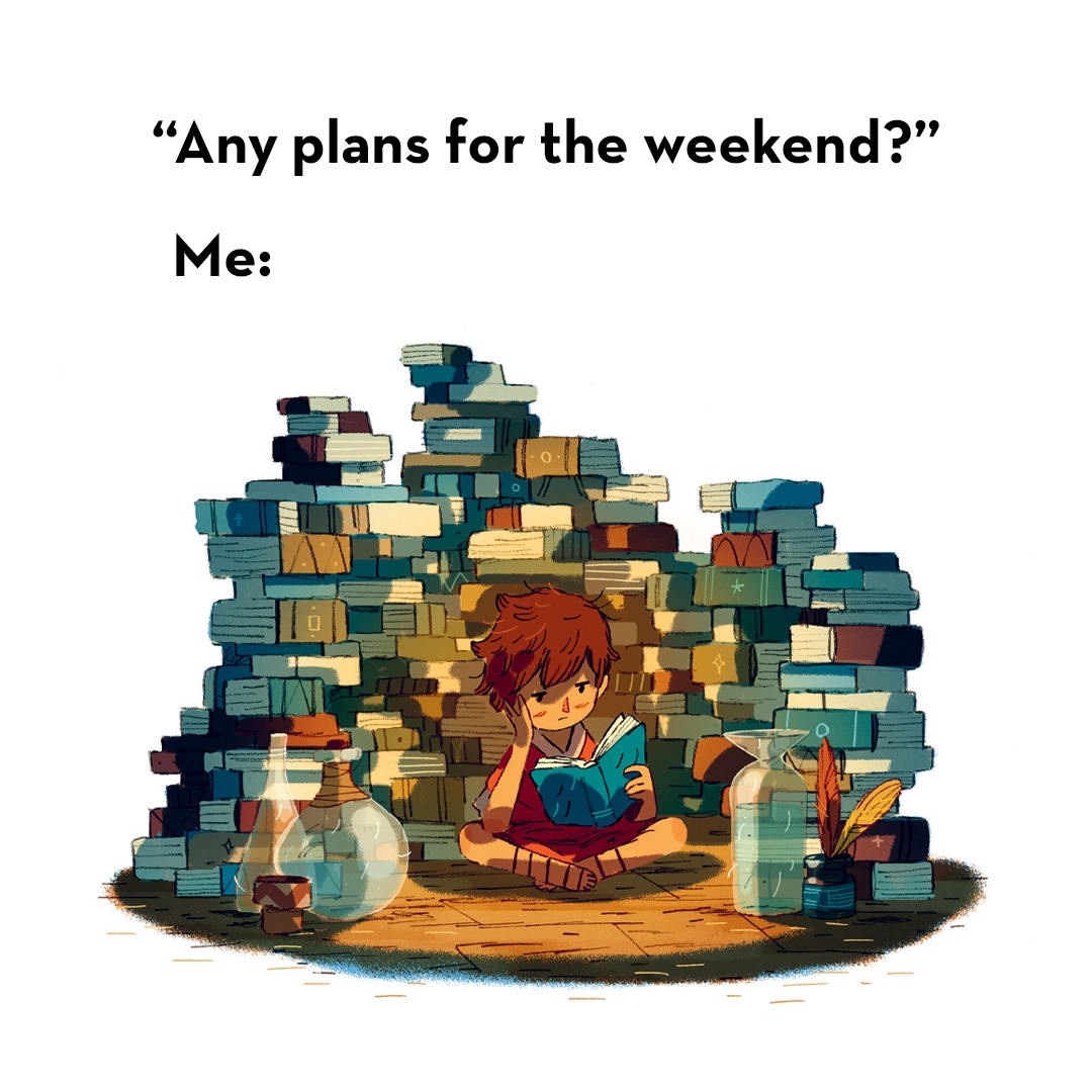 FlyingEyeBooks's tweet image. What books are you reading over the weekend? 😆
📚️ "Leo and the Gorgon’s Curse" by @joetoddstanton
#BookwormProblems #BookMemes #Memes