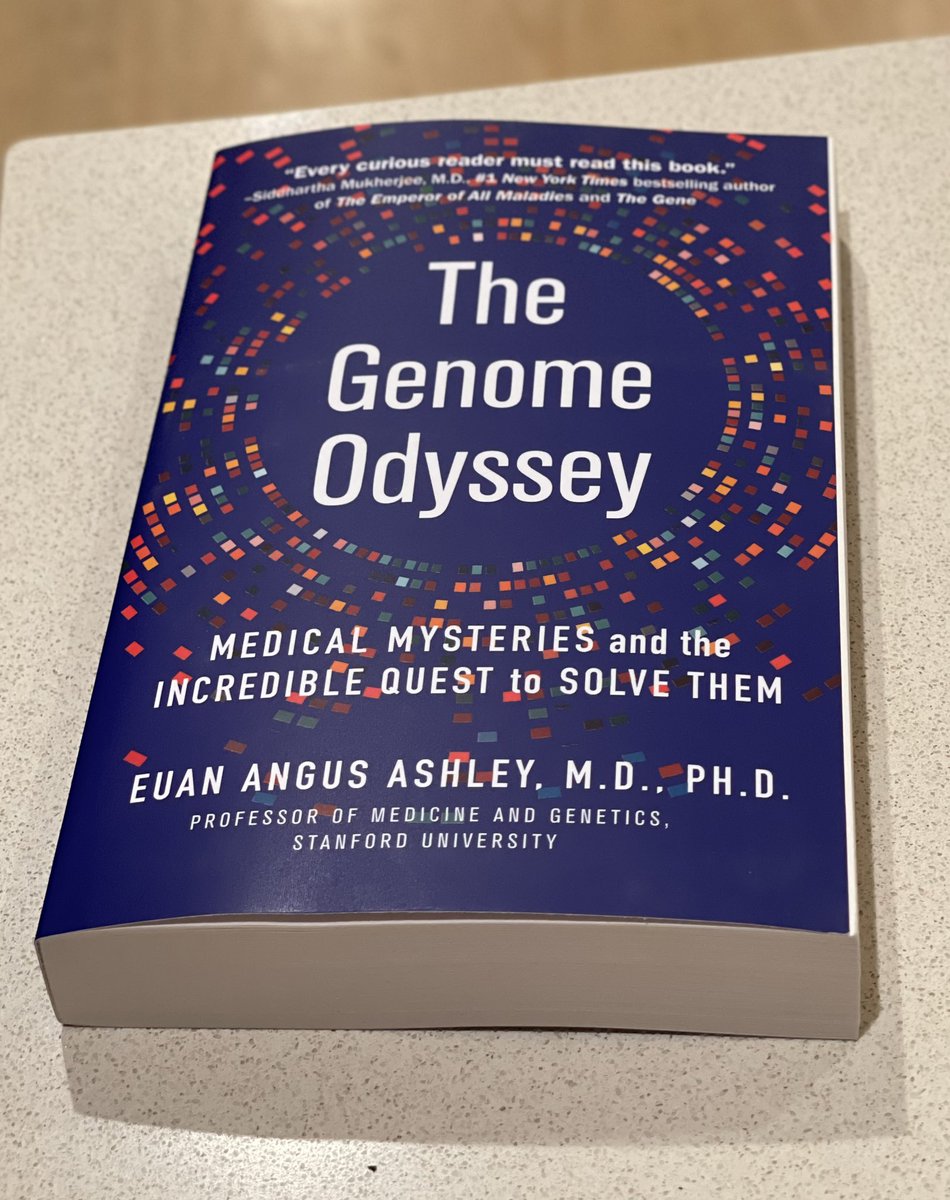 euanashley's tweet image. Excited to announce the upcoming launch of the paperback of #TheGenomeOdyssey complete with new artwork and an Epilogue that discusses the role of genomics in the covid pandemic, ultra-rapid sequencing, T2T, new players in the sequencing market, and more!
Available March 21st.