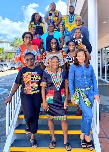 USVIODR's tweet photo. In recognition of Black History Month the ODR St. Thomas staff donned their finest African wear.  #teamresilient #odr2023 https://t.co/cRlyAJYg8y