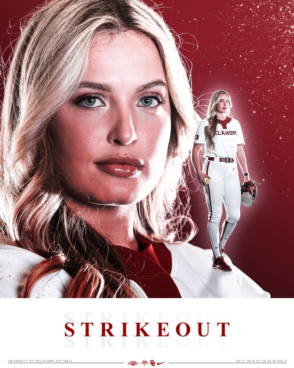 Oklahoma Softball on Twitter "Two 𝐊's from alexstorako in the second