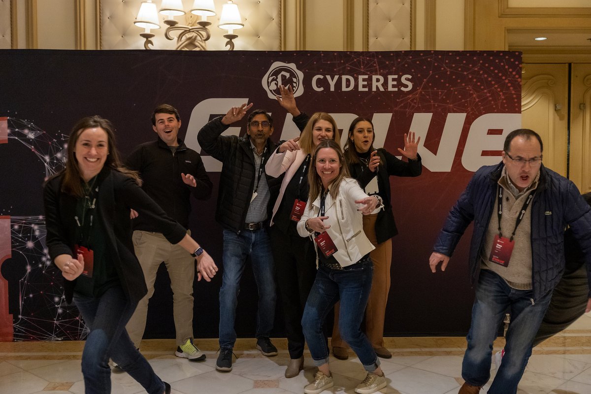 Cyderes's tweet photo. We've already had some big wins in 2023, but nothing beats bringing the entire Cyderes team together at EVOLVE!
#FlashbackFriday #Cyderians #Cyderes #EvolvewithCyderes https://t.co/v0A03skb5C
