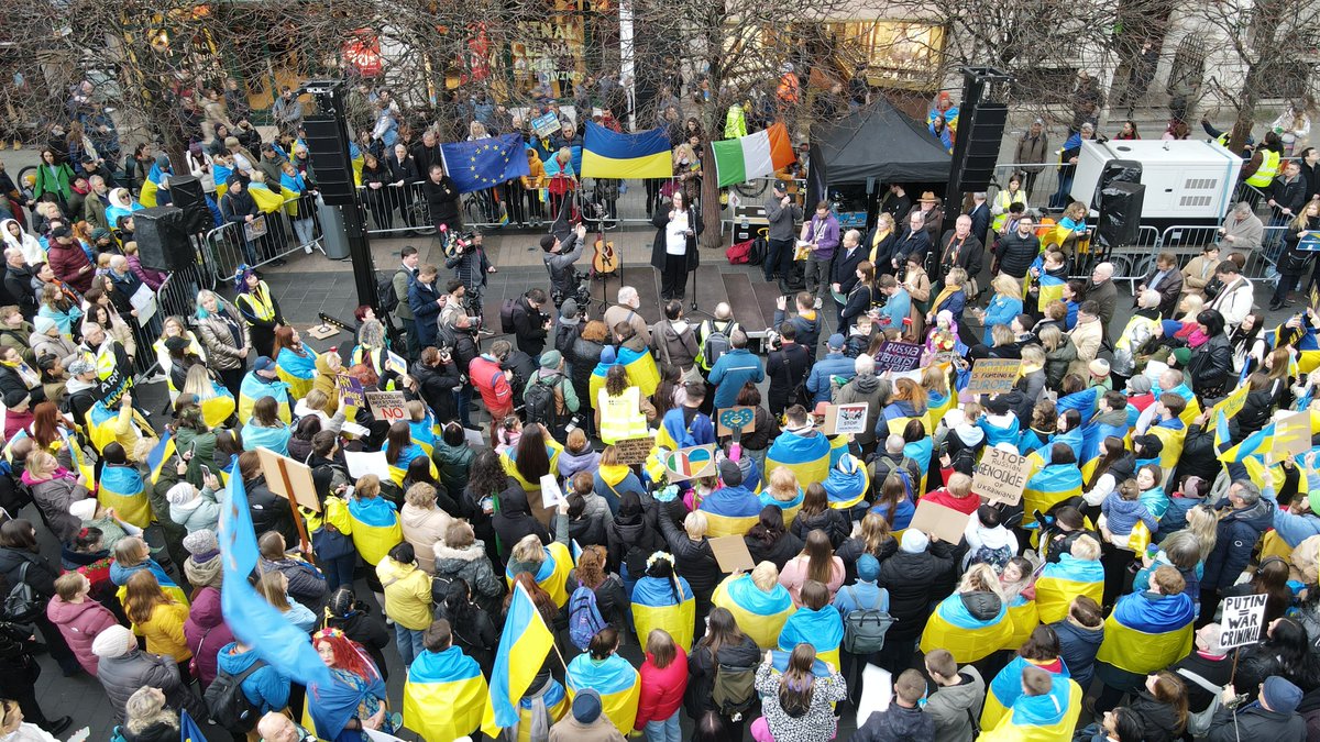 Ukrainian Action in Ireland tweet media