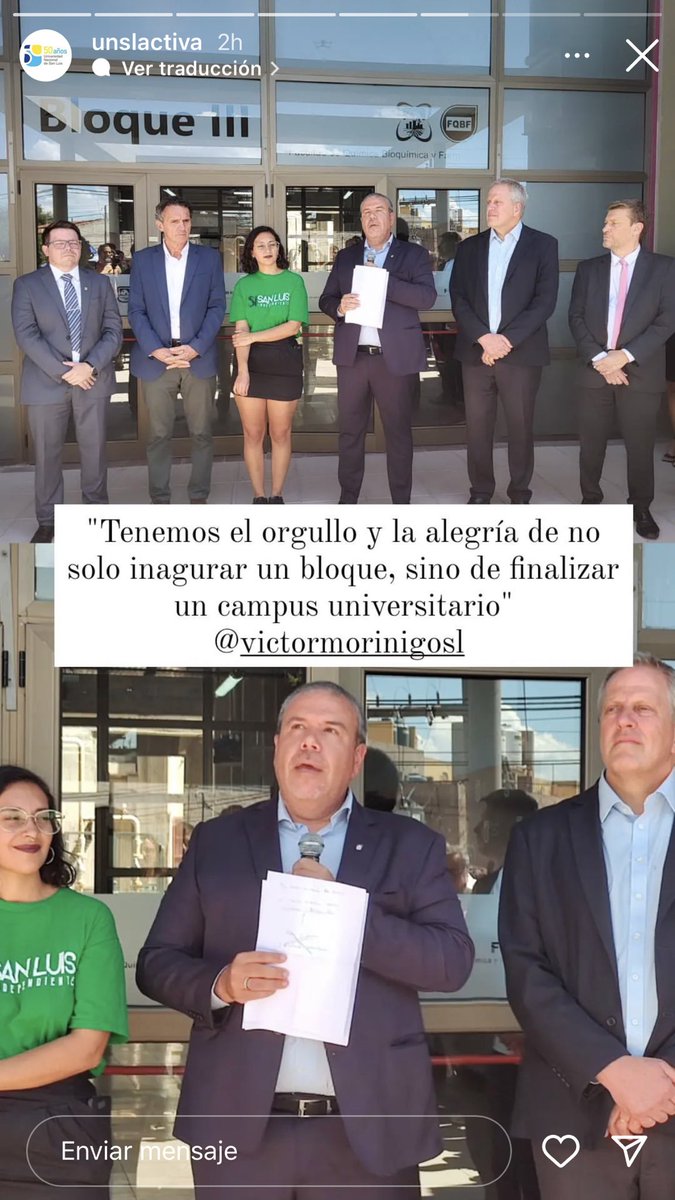 Hoy escribimos un renglón de la prestigiosa y rica historia de la UNSL. Gracias a los Ministros del ejecutivo nacional que colaboraron para concretar este sueño. <a href="/jaimeperczyk/">Jaime Perczyk</a> <a href="/gkatopodis/">Gabriel Katopodis</a>