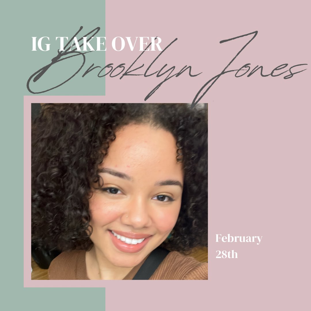 Join us on our instagram for a takeover by one of your students, Brooklyn!