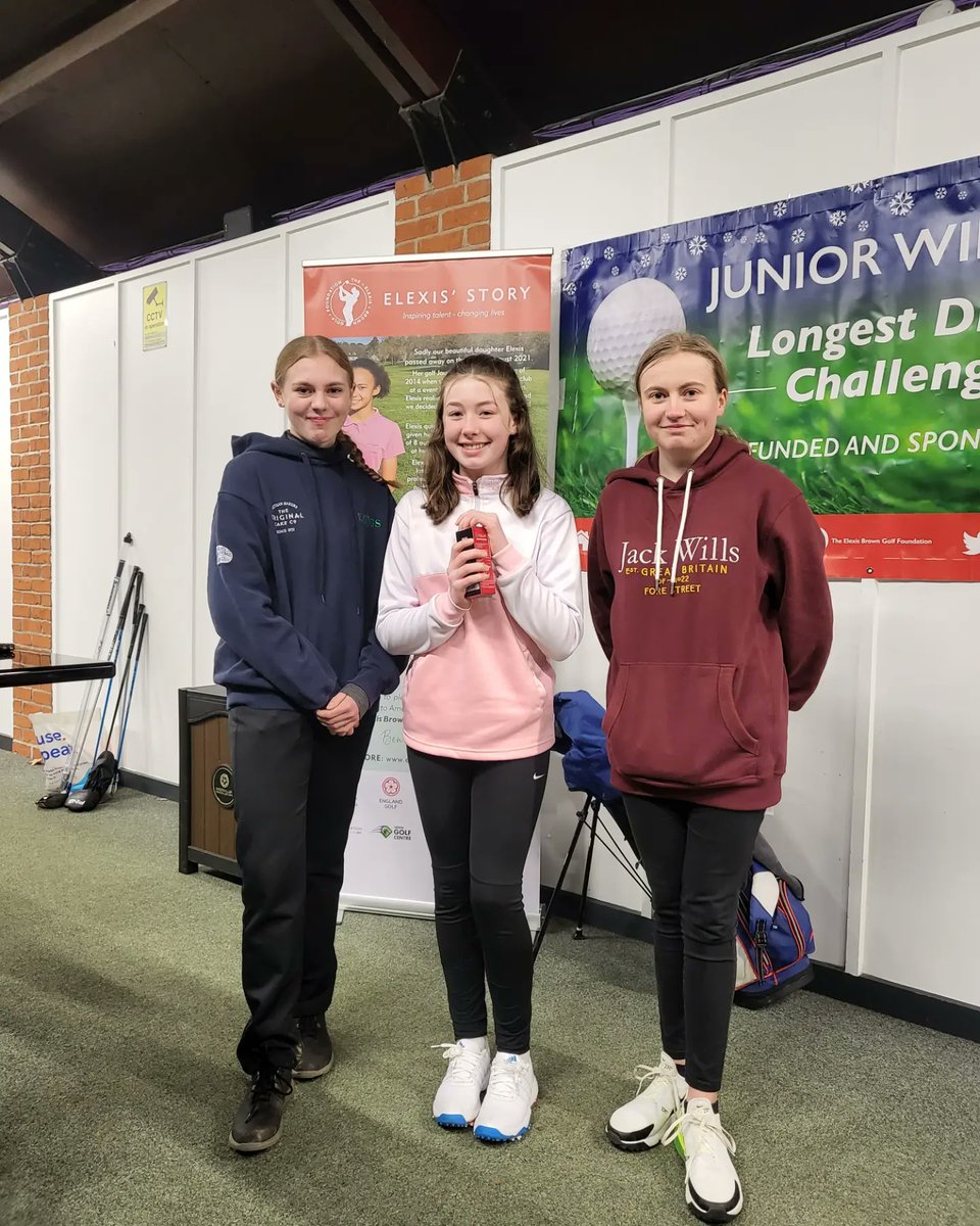 Well done to all the winners on the night for the 4th round of the Junior winter Longest drive <a href="/woodhallspagolf/">Woodhall Spa Golf</a> 
Well done to abigail  and Emily <a href="/EmilyHorsted/">Emily Horsted</a> for being nominated <a href="/EnglandGolf/">England Golf</a> golf awards #2023 #youngvolunteeroftheyear  
<a href="/golffoundation/">Golf Foundation</a> <a href="/GolfAmbassadors/">National Young Golf Ambassadors</a>