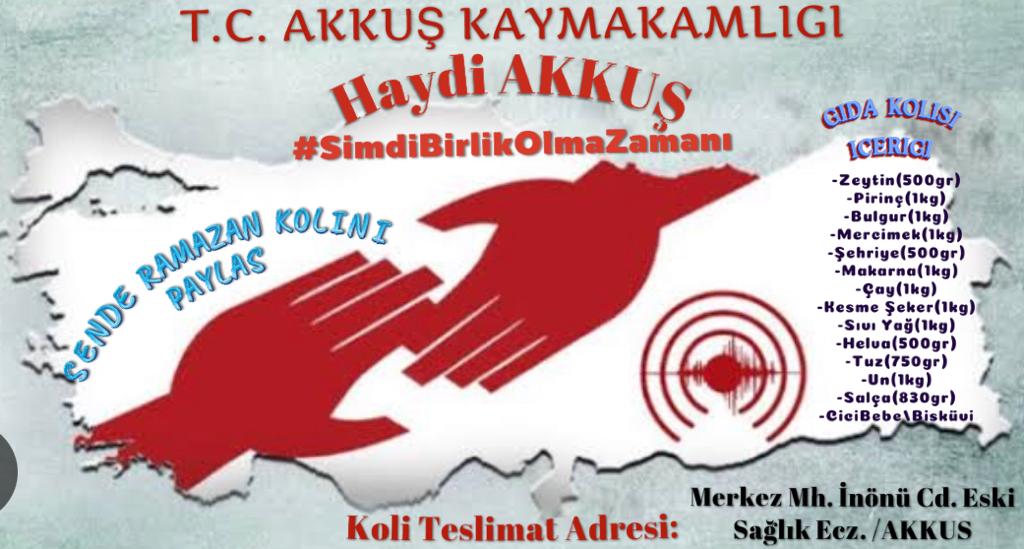 Akkuş Kaymakamlığı tweet media