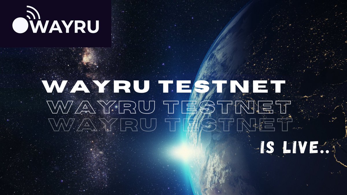 ManagerKen4's tweet photo. Yo guys @WayruNetwork is making a difference in the #world by connecting those who don't have #internet access!
Participate in #Wayru #Testnet today and take part in bridging the digital divide
πGet more updates
Visitπ https://t.co/iBkJaWyzt9
#WayruArmy #WayruFam #WRU #ALGO https://t.co/238DXnZedu