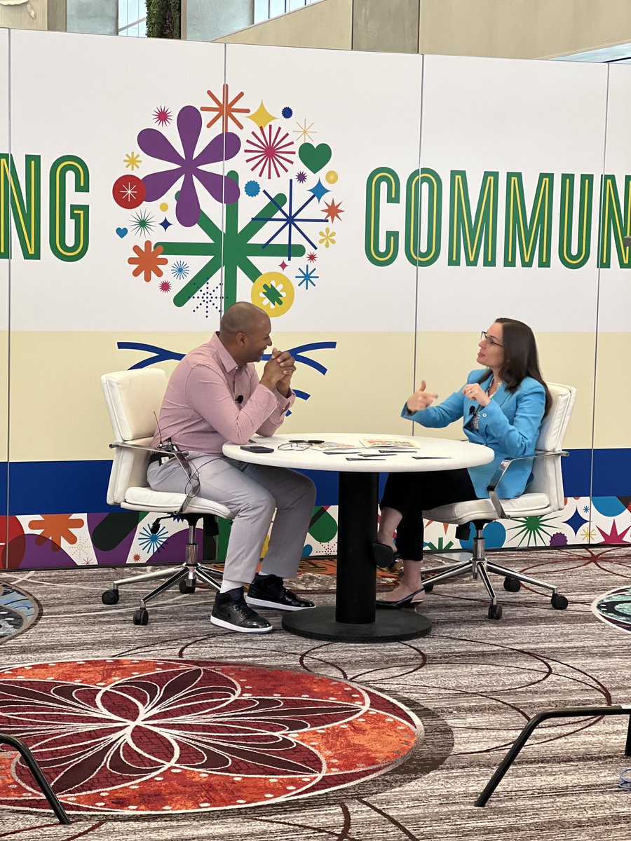 An honor to have ⁦<a href="/tracyadennis/">Tracy A. Dennis-Tiwary, PhD</a>⁩ in the studio with us after her general session remarks at #NAISAC.