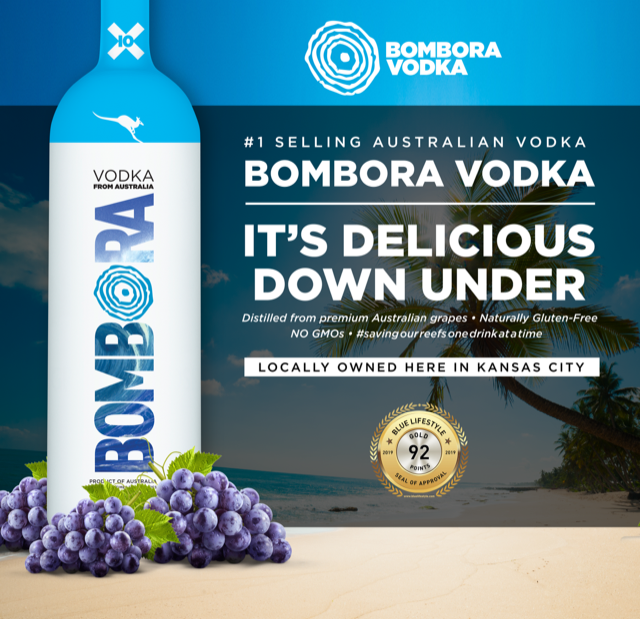bomboravodka's tweet photo. @tkelce @bomboravodka  loves the Kelce family and @newheightshow!  We're an Australian vodka company with ties to  KC.  We'd love to send you some delicious vodka distilled 10Xs from grapes to say thanks for being so awesome.   You  make the world seem sane again.  #cheersmates https://t.co/CqVcKuQBW7