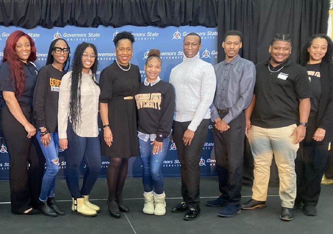 GSUCSEIP's tweet photo. @JulianaforLG spoke at @Governors_State
 for #BlackHistoryMonth. She delivered a message on the urgent need to address health disparities in the Black community, particularly the rising rates of heart disease.@GSUBlackStudentUnion &amp; @GSUStudentSenate represented our students well https://t.co/aQU8diC0y0