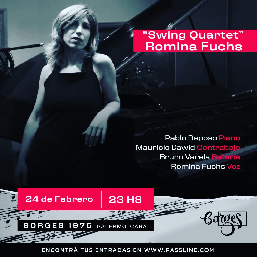 romina_fuchs's tweet photo. Hoy! En @borges1975ok haciendo musica de Thelonious Monk, Jerome Kern, Cole Porter... 
Anticipadas en https://t.co/IV0rPJ5shk https://t.co/yNDIL6ziPr