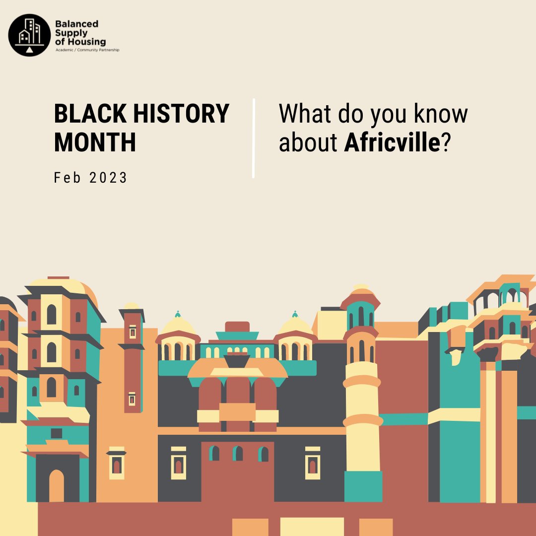 BSHNode's tweet photo. Have you heard about what happened to #Africville in #NovaScotia? This #BlackHistoryMonth we want to highlight events across #Canada that expose the racialization of our #housingsystem– Africville is a shocking reminder.
Check out the graphics below to learn about #Africville https://t.co/ivdRlwR4I8