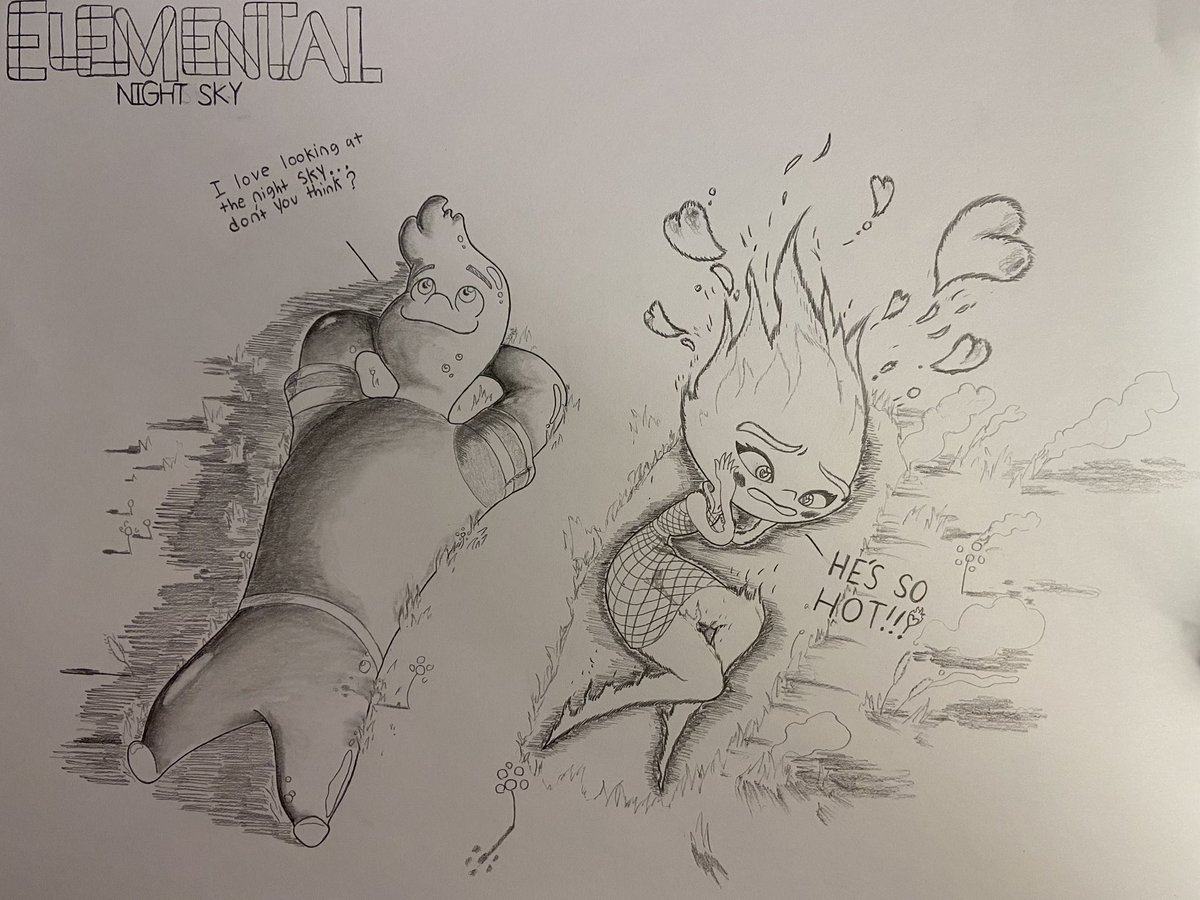 mitsuya_yudai's tweet photo. Elemental Fan Drawing!
#ElementalPixar #elemental #art https://t.co/fkd7fbZPA7