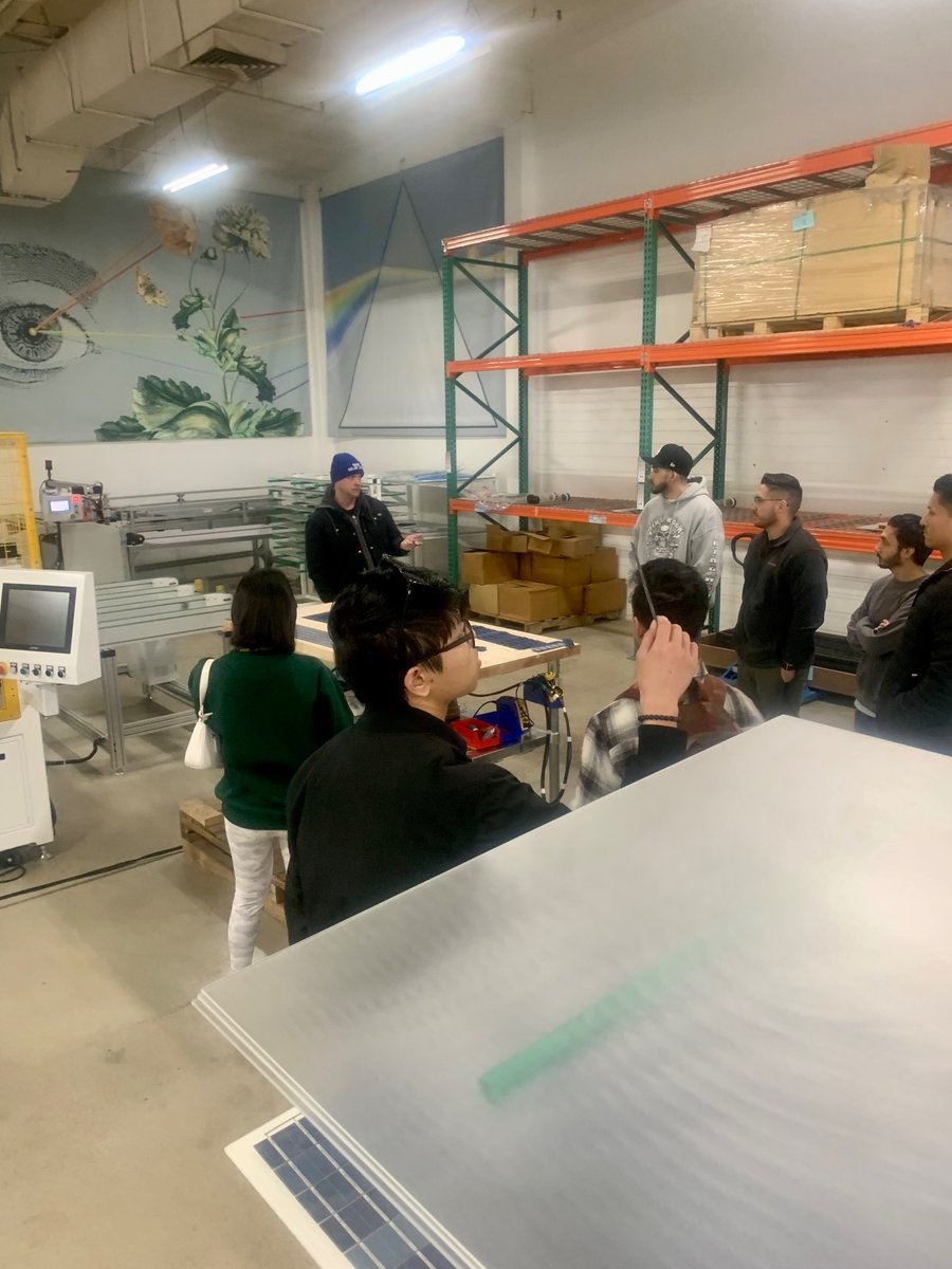 LCShah's tweet image. ☀️ @CherpSolar in Pomona keeping it real. Doing much needed work. 1st nonprofit solar panel manufacturer. Excited my marketing students are working w/this partner in building community relationships.