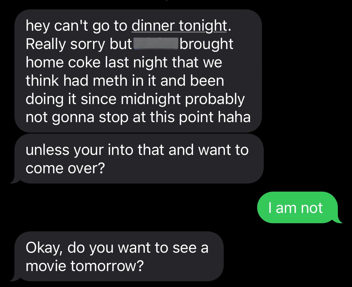 A friend set me up on a semi-blind date and it’s going very well. Might go see ant man tomorrow 🙂