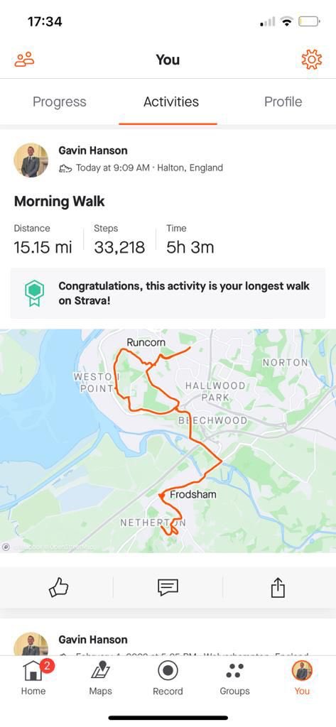 gavhanson's tweet photo. The lads have smashed 15 miles today, lots of walking and lots of talking after a mentally tough and draining few weeks for the team another £700 raised for our appeal #kickcallumscancer #gavslegsarehangingoff 😩❤️ https://t.co/e3IzApra0H