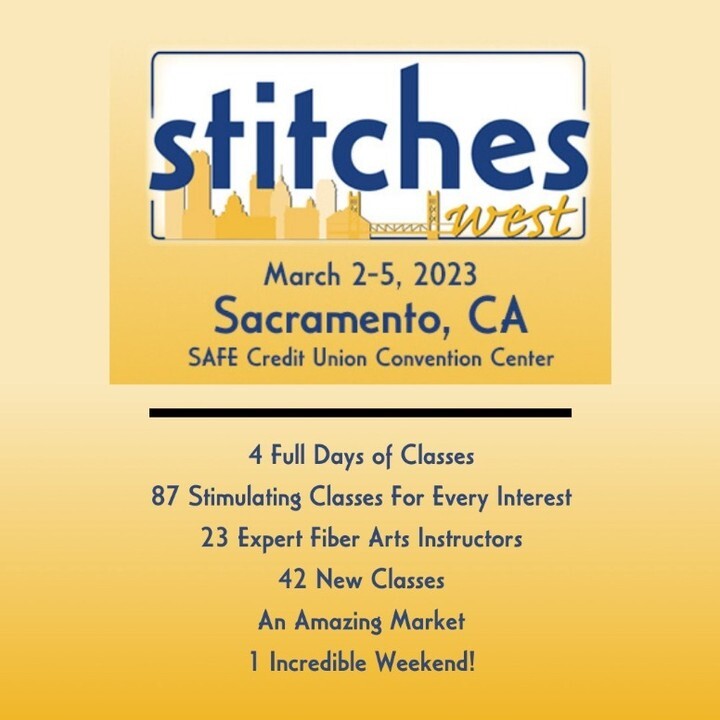Join us and @modyarns next week at @stitchesevents! We will be closing the shop from Tuesday, February 28th, until Wednesday, March 8th. You can still order online at anzula.myshopify.com!

We'll see you there! instagr.am/p/CpDxkB3SwUM/