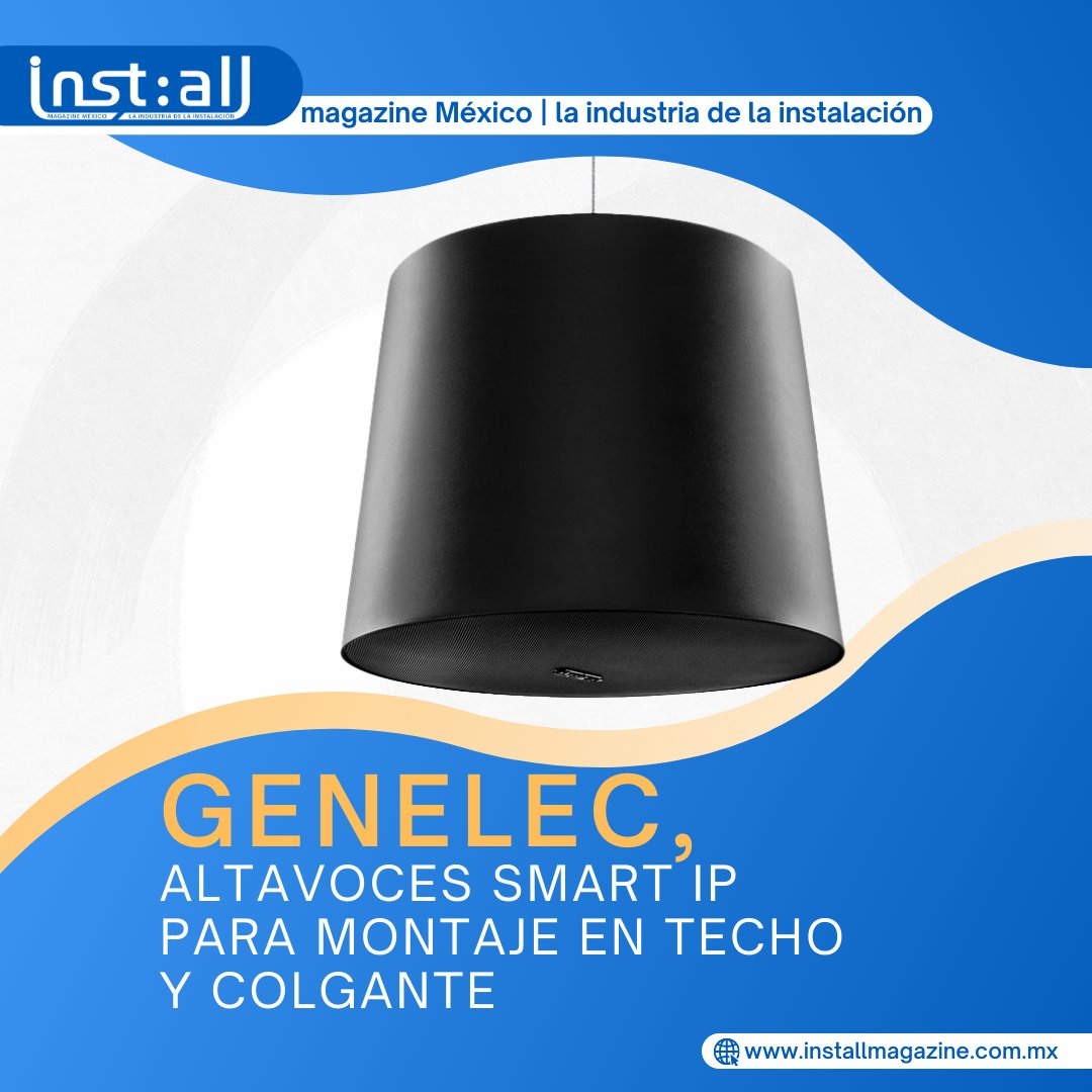 El audio excepcional se combina con la comodidad de un solo cable en los nuevos altavoces de instalación en red 4435A para techo y 4436ª para suspenderse. Quiero saber más:  🔗 bit.ly/3k2oHiq

#installmagazine #Genelec #TheSonicReference #ProAudio