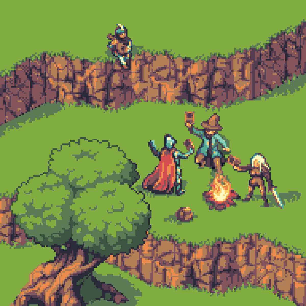 Voidfruit64's tweet photo. Ordinal Artifacts pass burning, in all it's pixelated glory @OrdinalArtifact https://t.co/kMQ6NkEw2g