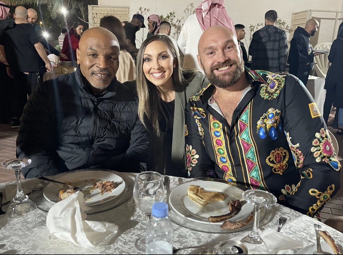 Crystina Poncher (@crystinaponcher) on Twitter photo Just a regular day in Saudi Arabia with <a href="/Tyson_Fury/">TYSON FURY</a> and the man he was named after <a href="/MikeTyson/">Mike Tyson</a> 🙌🏼🤯🥊 #epic #paulfury <a href="/trboxing/">Top Rank Boxing</a> Just a regular day in Saudi Arabia with <a href="/Tyson_Fury/">TYSON FURY</a> and the man he was named after <a href="/MikeTyson/">Mike Tyson</a> 🙌🏼🤯🥊 #epic #paulfury <a href="/trboxing/">Top Rank Boxing</a>