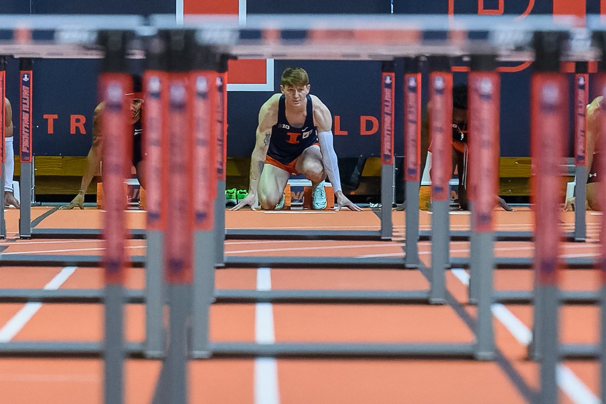 Onto the 60m hurdles finals for @bdannis3! His 7.83 time bumped him into the top-8

#Illini I #HTTO I #B1GTF