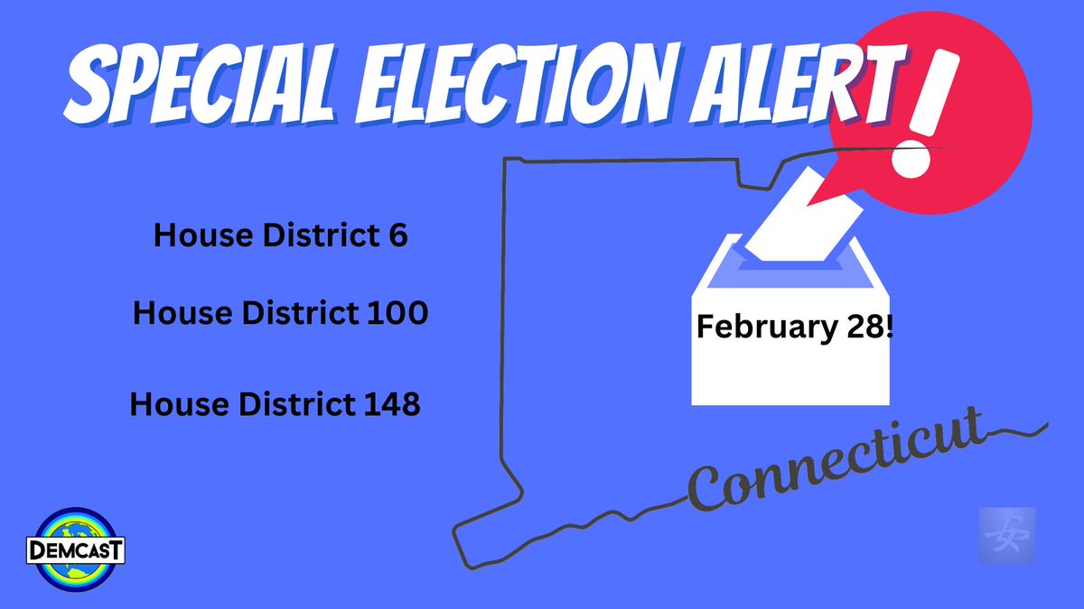GailWaldby's tweet photo. 🚨Connecticut 🚨
Please vote in your February 28th Special Elections!
#Elections23
#DemCastCT https://t.co/BXj5UNRFR0