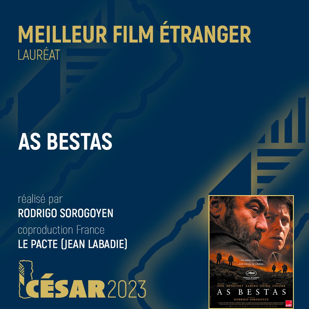 AS BESTAS, réalisé par Rodrigo Sorogoyen, #César2023 du Meilleur Film Étranger