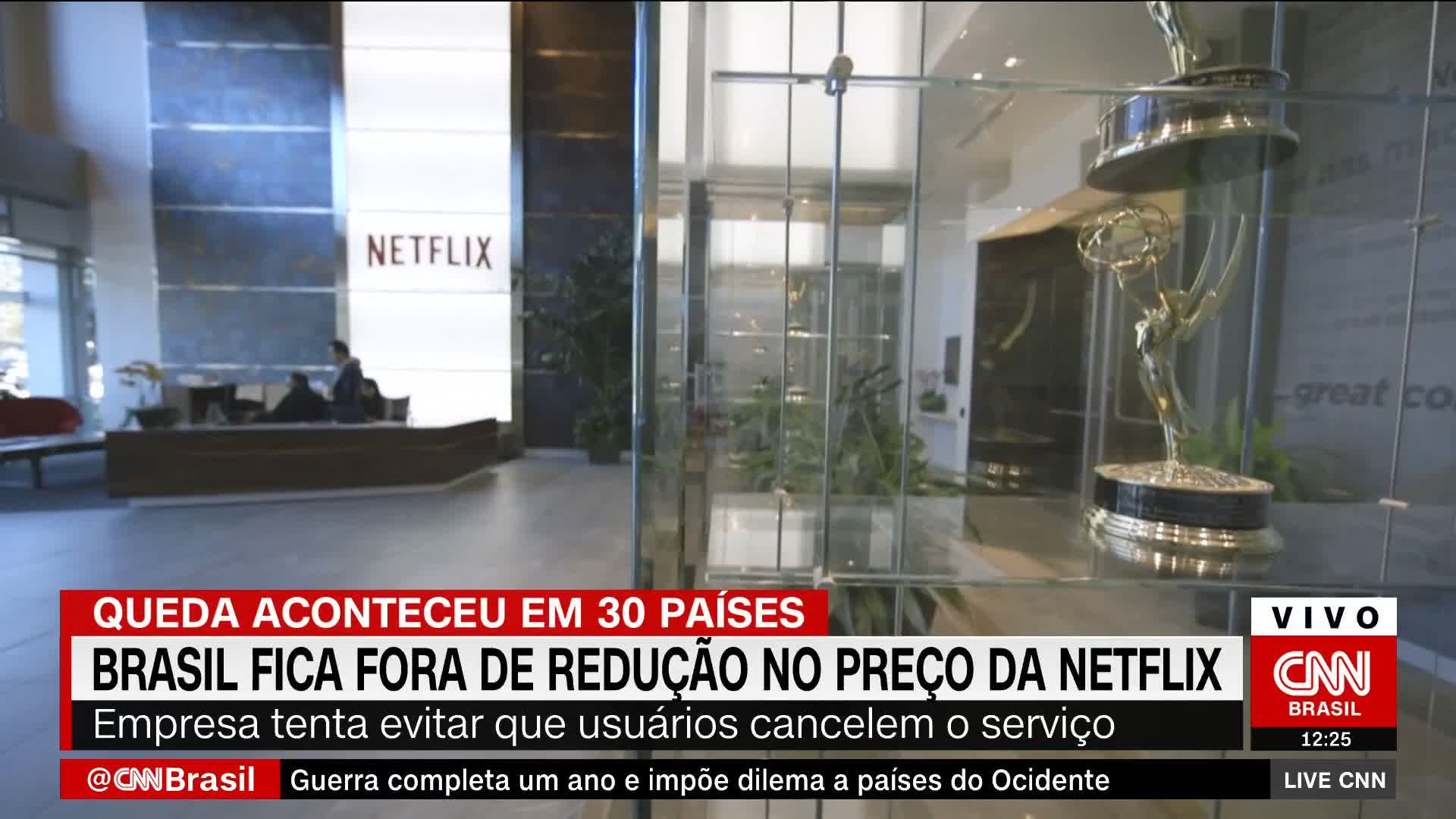 Netflix anuncia redução global no preço das assinaturas