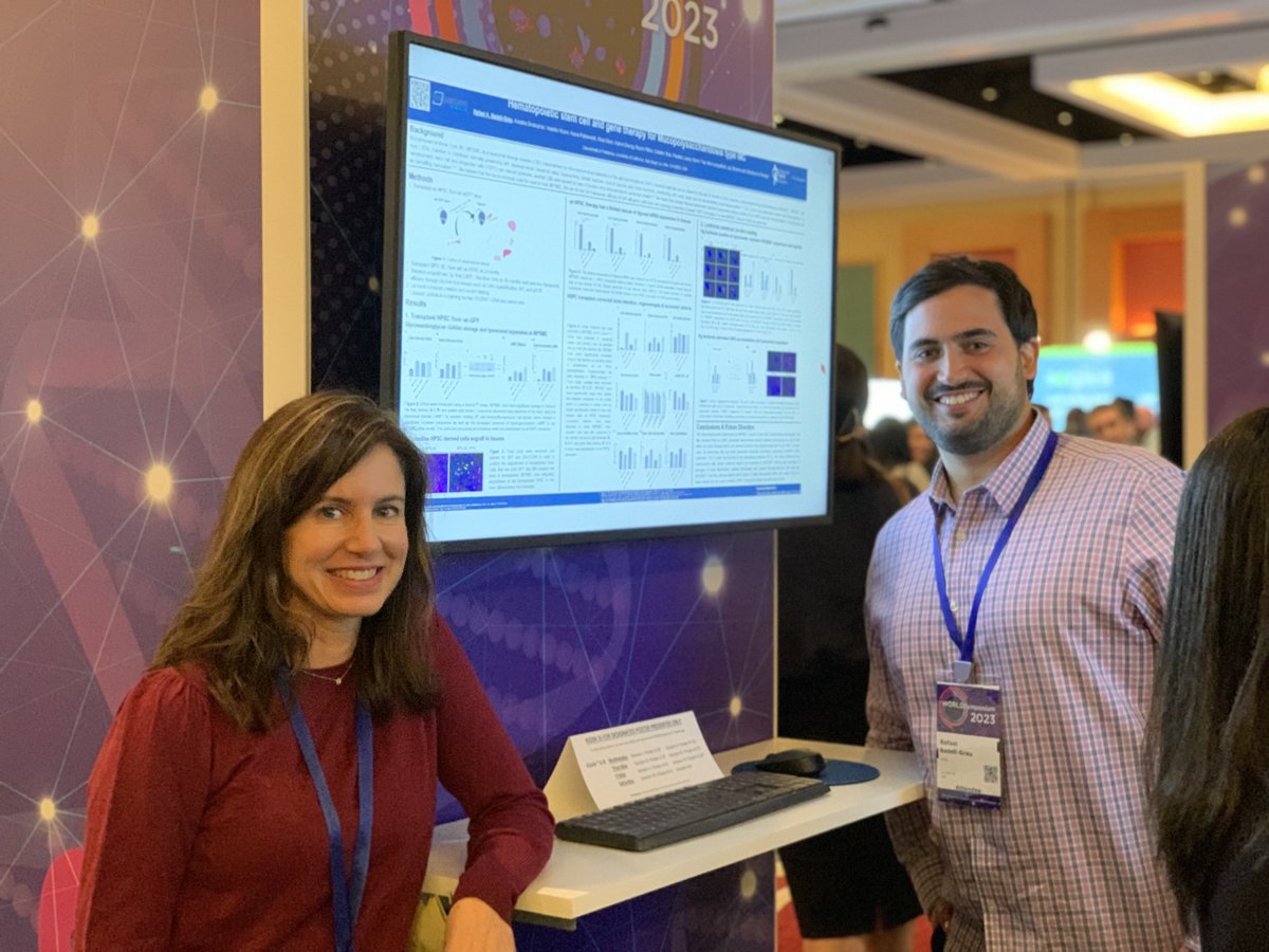 Thank you @rafaelabadell for representing our lab at @WORLDSymposia 2023. Also, a special acknowledgement goes out to @MPSSociety and @CureSanfilippoF for your fellowship supports!