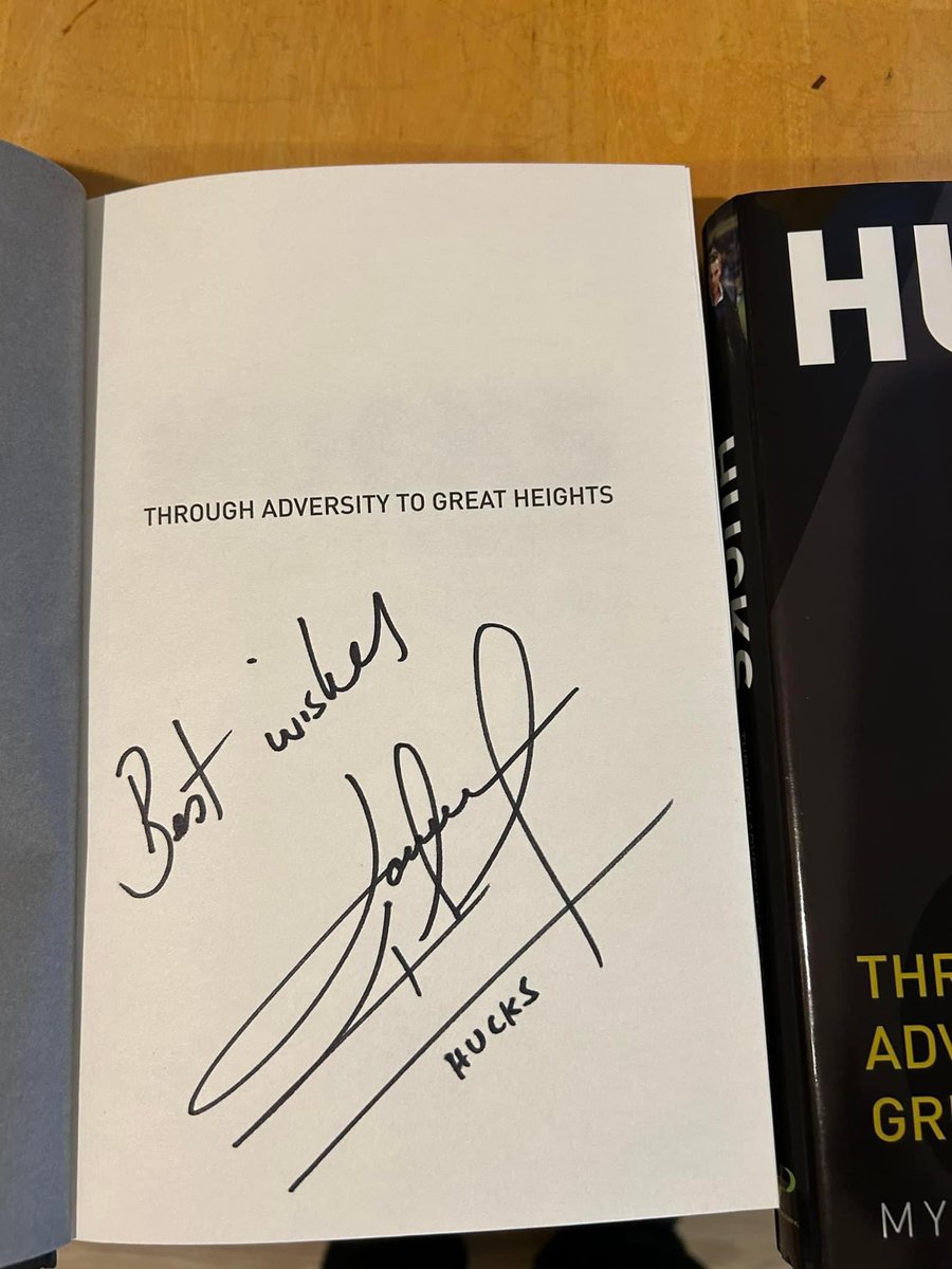 Next we have up for auction a signed Darren Huckerby book! Kindly sent by Darren after Dom spoke to him at Cambridge United. #cclg #hjrfund #auction #raffle 📣👼🏻🎗️❤️🙏🏻🫶🏻 please remember we are accepting closed bids. 
Any bids send to us or <a href="/Domb1512/">Dom</a>