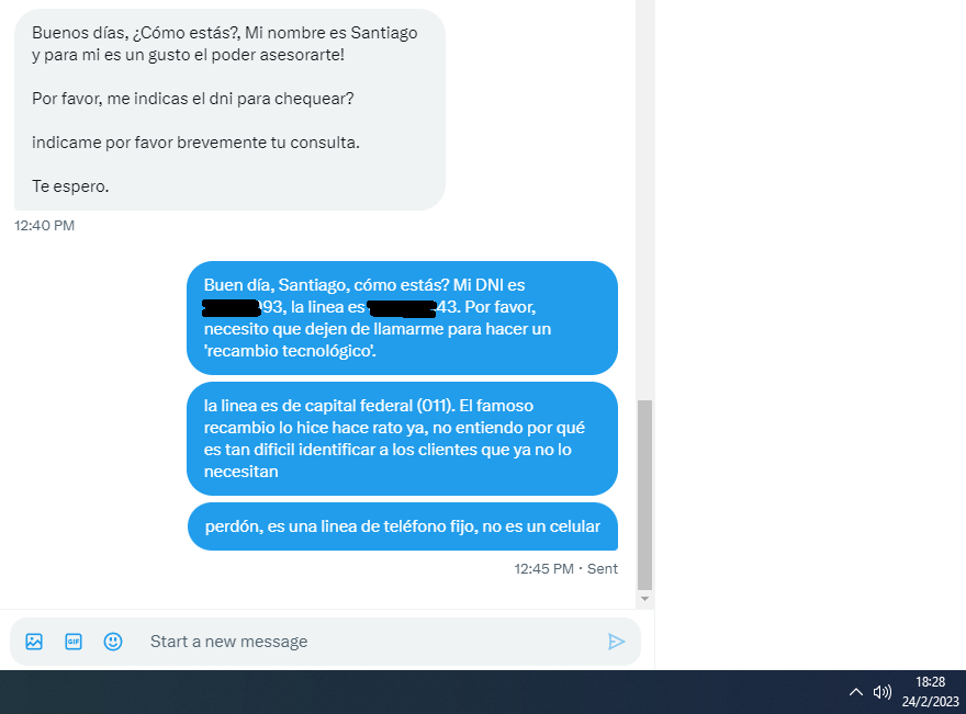 LeanYaEstaUsado's tweet photo. @PersonalFlow_At BASTA LPM!!!! Sexto llamado en un solo día, por el amor de Dios. No puedo trabajar tranquilo. Encima me hablan por privado y No. Resuelven. Nada. Santiago, ¿¿¿seguís esperando??? https://t.co/fJRbt24est