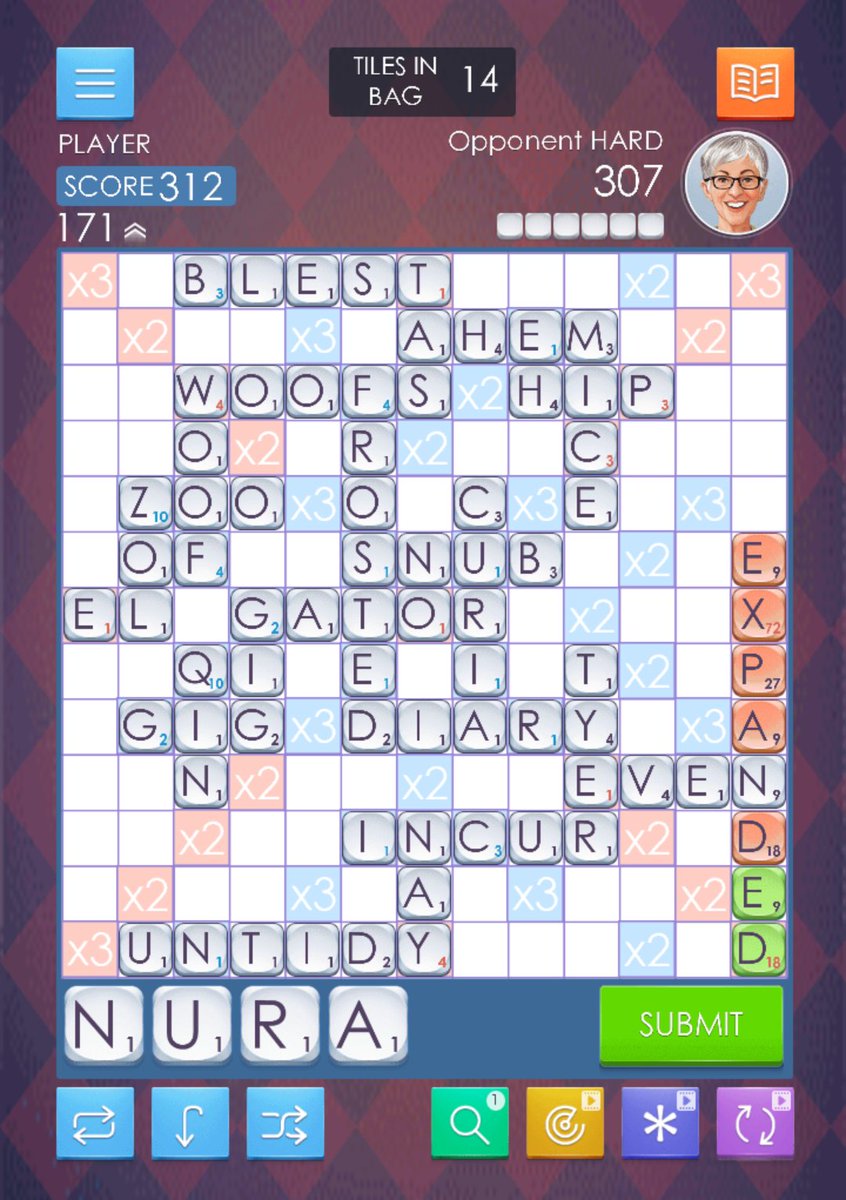 Naked_Determina's tweet image. LOL 
#Scrabble
I #expanded for 172 pts, in the true sense of the word